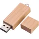 Флешка деревянная на 8 Гб Briks USB 2.0, бежевая - фото № 2