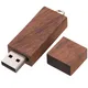 Флешка деревянная на 8 Гб Briks USB 2.0, коричневая - фото № 2