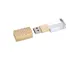 Флешка-кристалл USB 2.0 на 64 Гб, золотая / прозрачная - фото № 2
