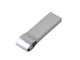 Флешка металлическая USB 2.0 с мини чипом и боковым отверстием для цепочки на 4 Гб, серебристая - фото № 2