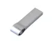 Флешка металлическая USB 3.0 с мини чипом и боковым отверстием для цепочки на 128 Гб, серебристая - фото № 2