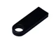 Флешка металлическая USB 3.0 с мини чипом и круглым отверстием на 32 Гб, черная - фото № 2