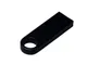 Флешка металлическая USB 3.0 с мини чипом и круглым отверстием на 64 Гб, черная - фото № 2