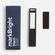 Флешка металлическая 32 Гб Indivo MarkBright Black с белой подсветкой, черная - фото № 7