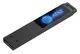 Флешка металлическая 32 Гб Indivo MarkBright Black с синей подсветкой, черная - фото № 4