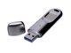 Флешка металлическая на 256 Гб со сканером отпечатков пальцев в подарочной упаковке, USB 3.0, серебристая - фото № 2