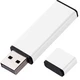 Флешка металлическая на 32 Гб Just USB 3.0, белая - фото № 2