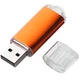 Флешка металлическая на 4 Гб Dany USB 2.0, оранжевая - фото № 2