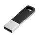Флешка металлическая с пластиковой накладкой на 32 Гб Blend USB 2.0, серебристая / черная - фото № 1