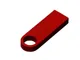 Флешка на 512 Мбайт с мини чипом и круглым отверстием, USB 2.0, красная - фото № 2