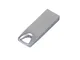 Флешка на 512 Мбайт с мини чипом и отверстием для цепочки, USB 2.0, серебряная - фото № 3