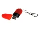 Флешка пластиковая на 512 Мб Goutte Soft Touch USB 2.0 каплевидной формы, красная - фото № 2