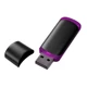 Флешка пластиковая на 64 Гб Ozon, USB 2.0, черная / фиолетовая - фото № 2