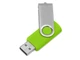 Флешка пластиковая с металлическим клипом на 16 Гб «Флэш С1», USB 2.0, салатовая / серебристая - фото № 1