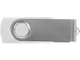Флешка пластиковая с металлическим клипом на 32 Гб «Флэш С1», USB 2.0, белая / серебристая - фото № 3