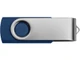 Флешка пластиковая с металлическим клипом на 8 Гб «Флэш С1», USB 2.0, синяя / серебристая - фото № 3