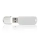 Флешка пластиковая с прозрачным колпачком 8Гб, USB 2.0, белая - фото № 1