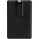 Флешка пластиковая на 16 Гб Card USB 2.0, черная - фото № 1