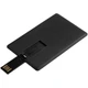 Флешка пластиковая на 16 Гб Card USB 2.0, черная - фото № 3