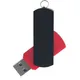 Флешка пластиковая на 16 Гб Elegance Color USB 2.0, красная / черная - фото № 1