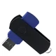 Флешка пластиковая на 16 Гб Elegance Color USB 2.0, темно-синяя / черная - фото № 2