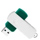 Флешка пластиковая на 16 Гб Elegance Color USB 2.0, зеленая / белая - фото № 4