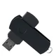 Флешка пластиковая на 16 Гб Elegance Color USB 3.0, черная - фото № 2