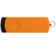 Флешка пластиковая на 16 Гб Elegance Color USB 3.0, черная / оранжевая - фото № 3