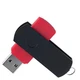 Флешка пластиковая на 16 Гб Elegance Color USB 3.0, красная / черная - фото № 2