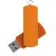 Флешка пластиковая на 16 Гб Elegance Color USB 3.0, оранжевая - фото № 1