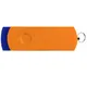 Флешка пластиковая на 16 Гб Elegance Color USB 3.0, синяя / оранжевая - фото № 3