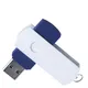 Флешка пластиковая на 16 Гб Elegance Color USB 3.0, темно-синяя / белая - фото № 2