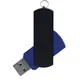 Флешка пластиковая на 16 Гб Elegance Color USB 3.0, темно-синяя / черная - фото № 1