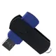 Флешка пластиковая на 16 Гб Elegance Color USB 3.0, темно-синяя / черная - фото № 2