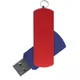 Флешка пластиковая на 16 Гб Elegance Color USB 3.0, темно-синяя / красная - фото № 1