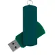Флешка пластиковая на 16 Гб Elegance Color USB 3.0, зеленая - фото № 1