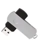 Флешка пластиковая на 16 Гб Elegance USB 3.0, черная / серебристая - фото № 2