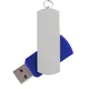 Флешка пластиковая на 16 Гб Elegance USB 3.0, синяя / серебристая - фото № 1