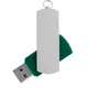 Флешка пластиковая на 16 Гб Elegance USB 3.0, зеленая - фото № 1