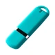 Флешка пластиковая на 16 Гб Mirax Soft USB 2.0, бирюзовая - фото № 1