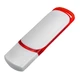 Флешка пластиковая на 16 Гб Ozon USB 3.0, белая / красная - фото № 1