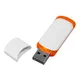 Флешка пластиковая на 16 Гб Ozon USB 3.0, белая / оранжевая - фото № 2