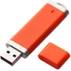 Флешка пластиковая на 16 Гб Profi USB 2.0, оранжевая - фото № 2