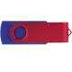 Флешка пластиковая на 16 Гб Twist Color Mix USB 2.0, синяя / красная - фото № 3