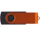 Флешка пластиковая на 16 Гб Twist Color Mix USB 3.0, черная / оранжевая - фото № 3
