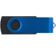 Флешка пластиковая на 16 Гб Twist Color Mix USB 3.0, черная / синяя - фото № 3