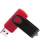 Флешка пластиковая на 16 Гб Twist Color Mix USB 3.0, красная / черная - фото № 2