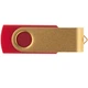 Флешка пластиковая на 16 Гб Twist Color Mix USB 3.0, красная / золотистая - фото № 3