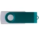 Флешка пластиковая на 16 Гб Twist Color Mix USB 3.0, серебристая / зеленая - фото № 3