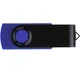 Флешка пластиковая на 16 Гб Twist Color Mix USB 3.0, синяя / черная - фото № 3